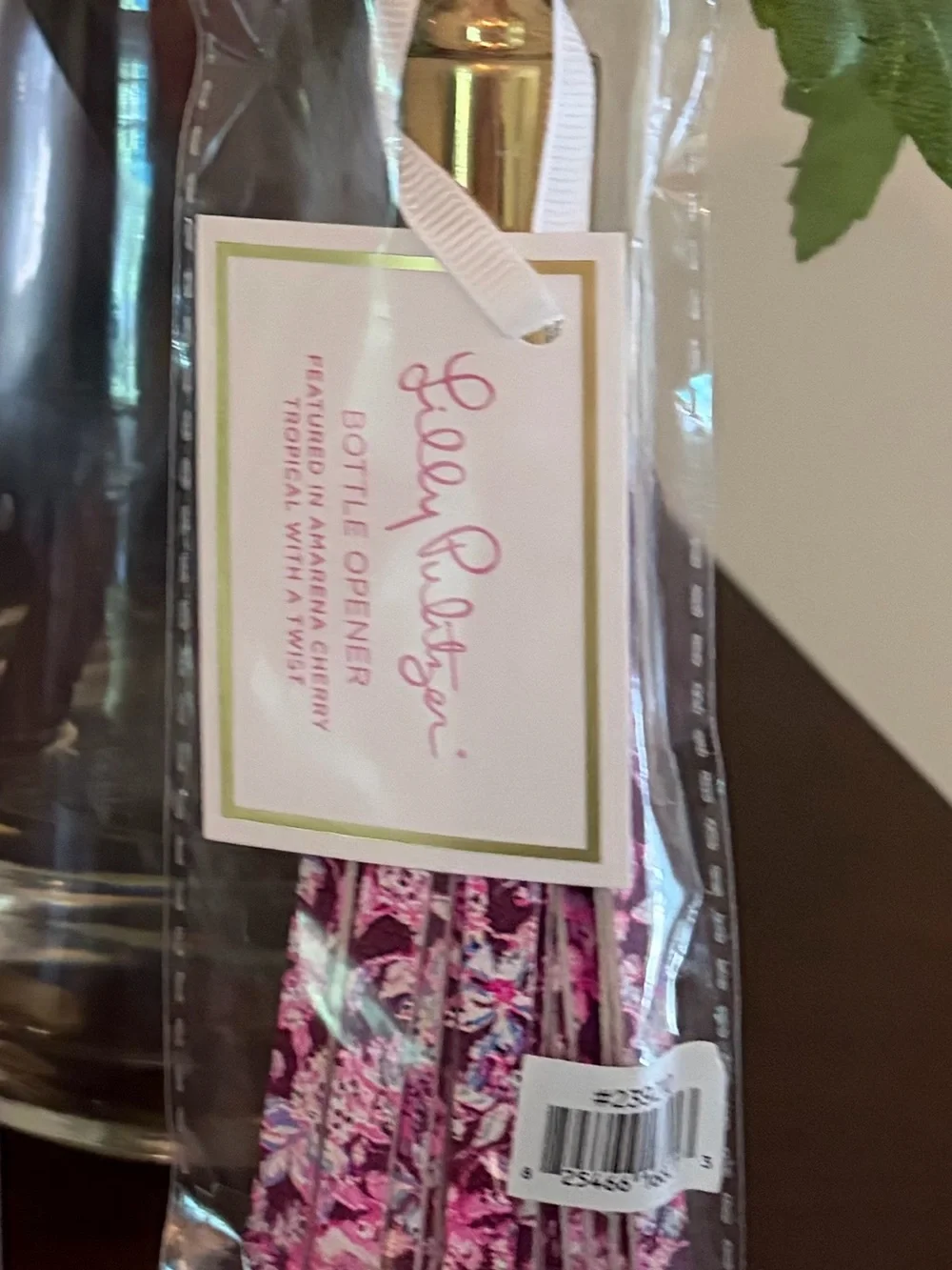 NWT Lilly Pulitzer choose Wine Stopper or Bottle Opener
